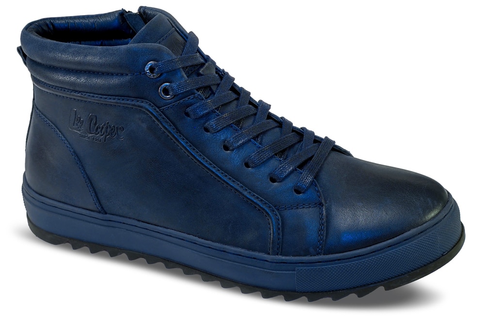 Lee Cooper modré pánské boty Blue Unique