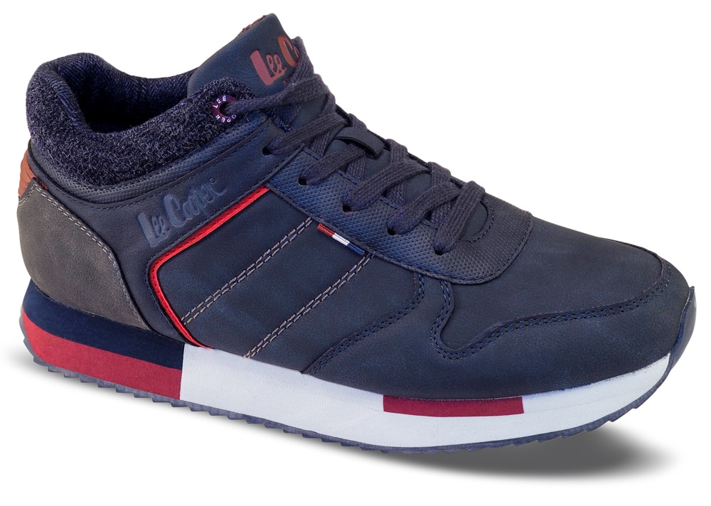 Lee Cooper modré pánské tenisky Blue