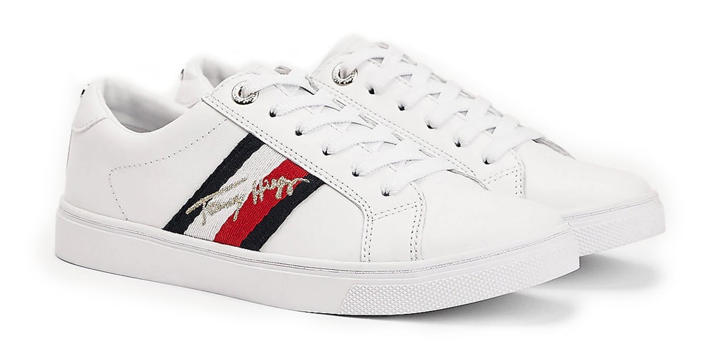 Tommy Hilfiger bílé tenisky TH Signature Cupsole Sneaker White