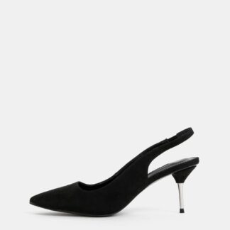 Černé lodičky v semišové úpravě Dorothy Perkins