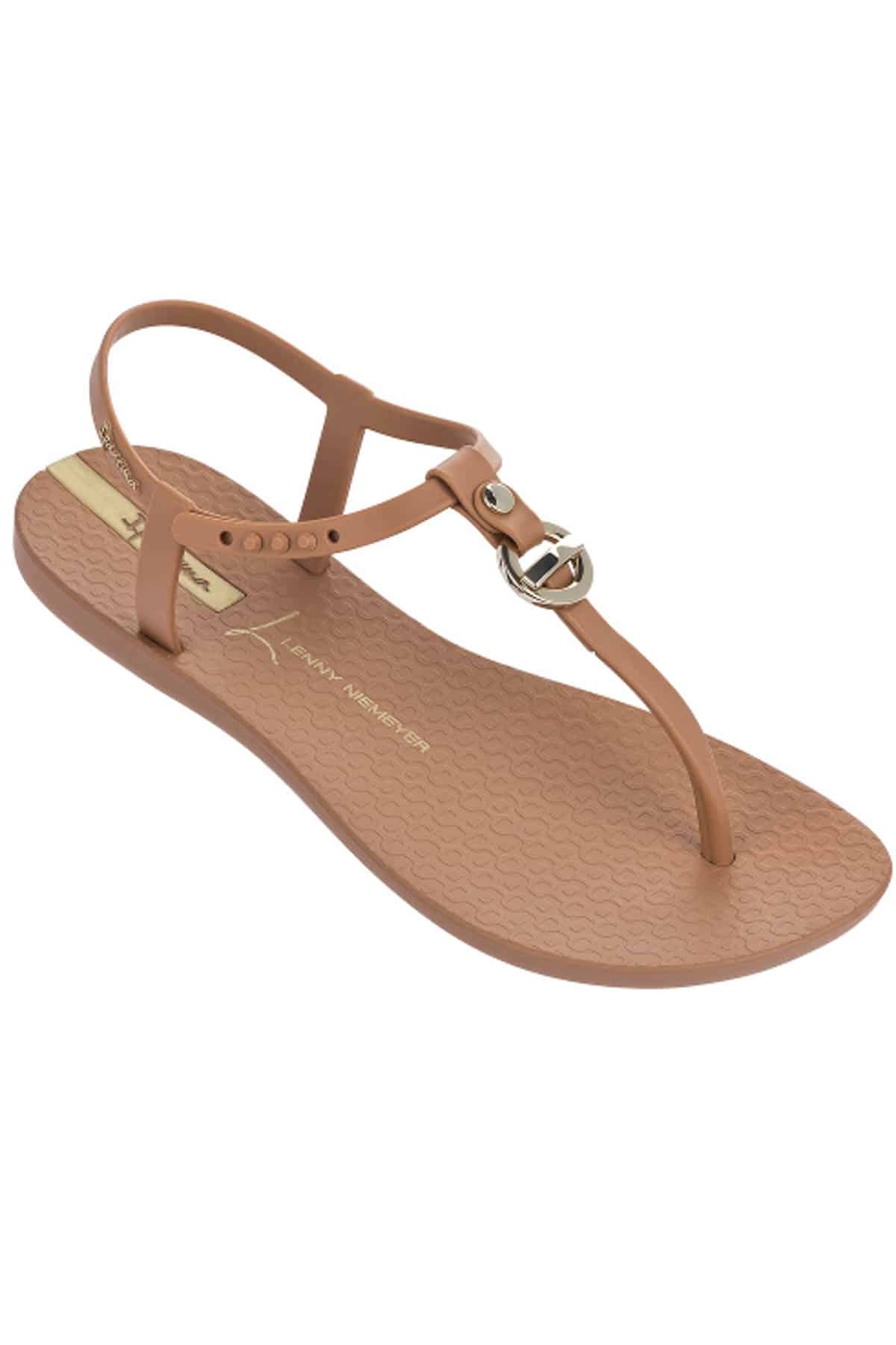 Ipanema hnědé žabky Lenny Cosmo Fem Brown/Gold