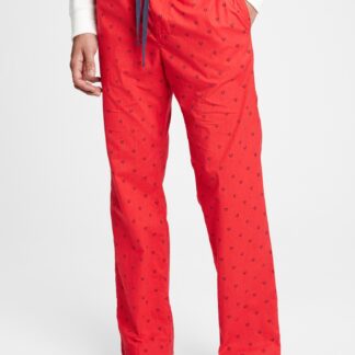 GAP červené pánské pyžamové kalhoty