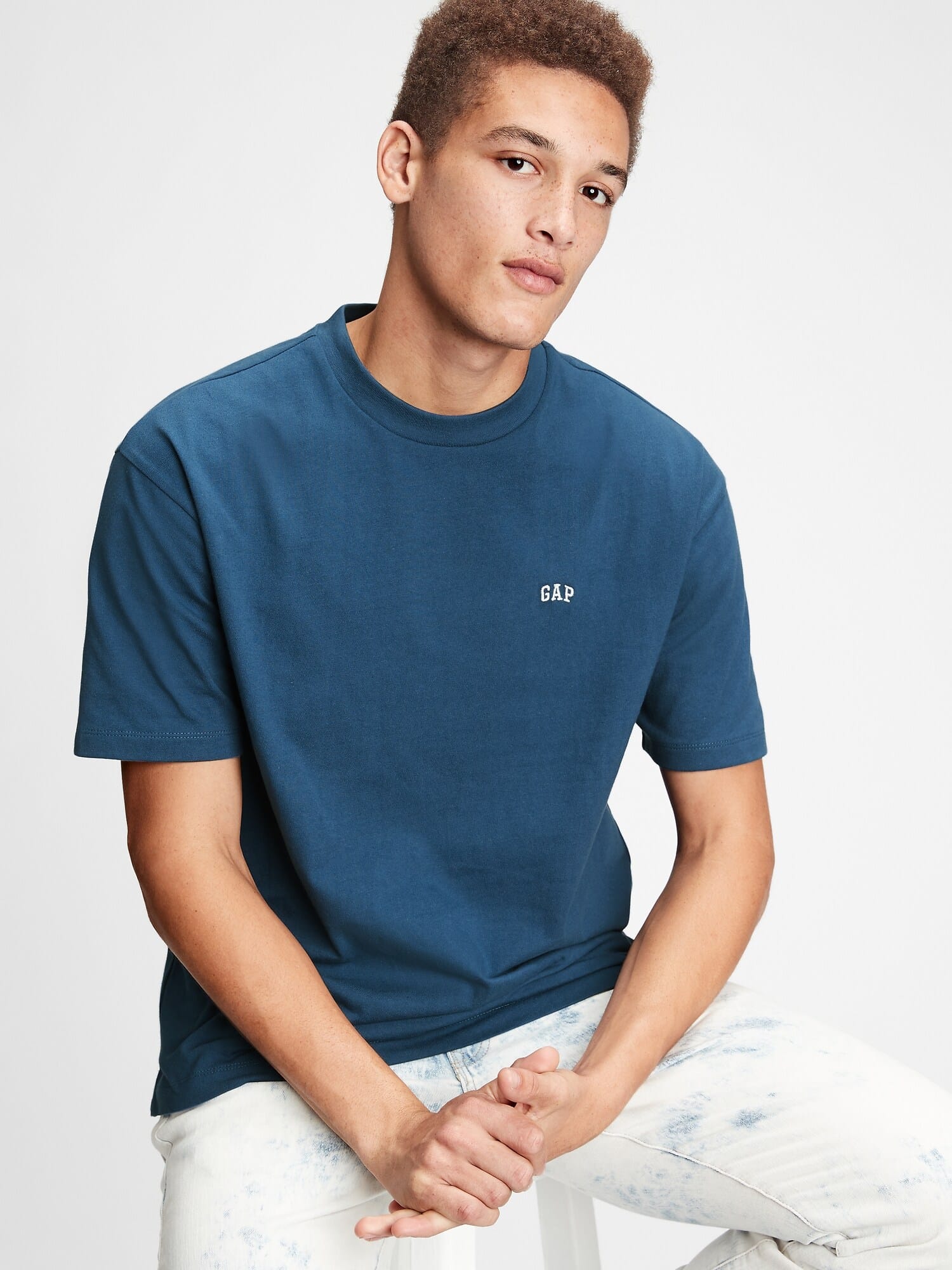 GAP modré pánské tričko