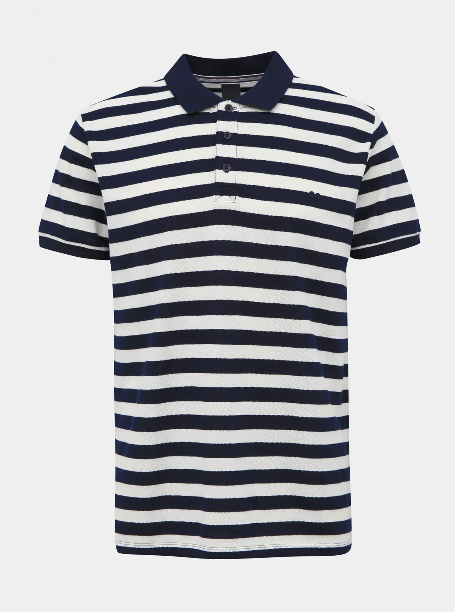 ZOOT bílo-modré basic polo pánské tričko Lucas