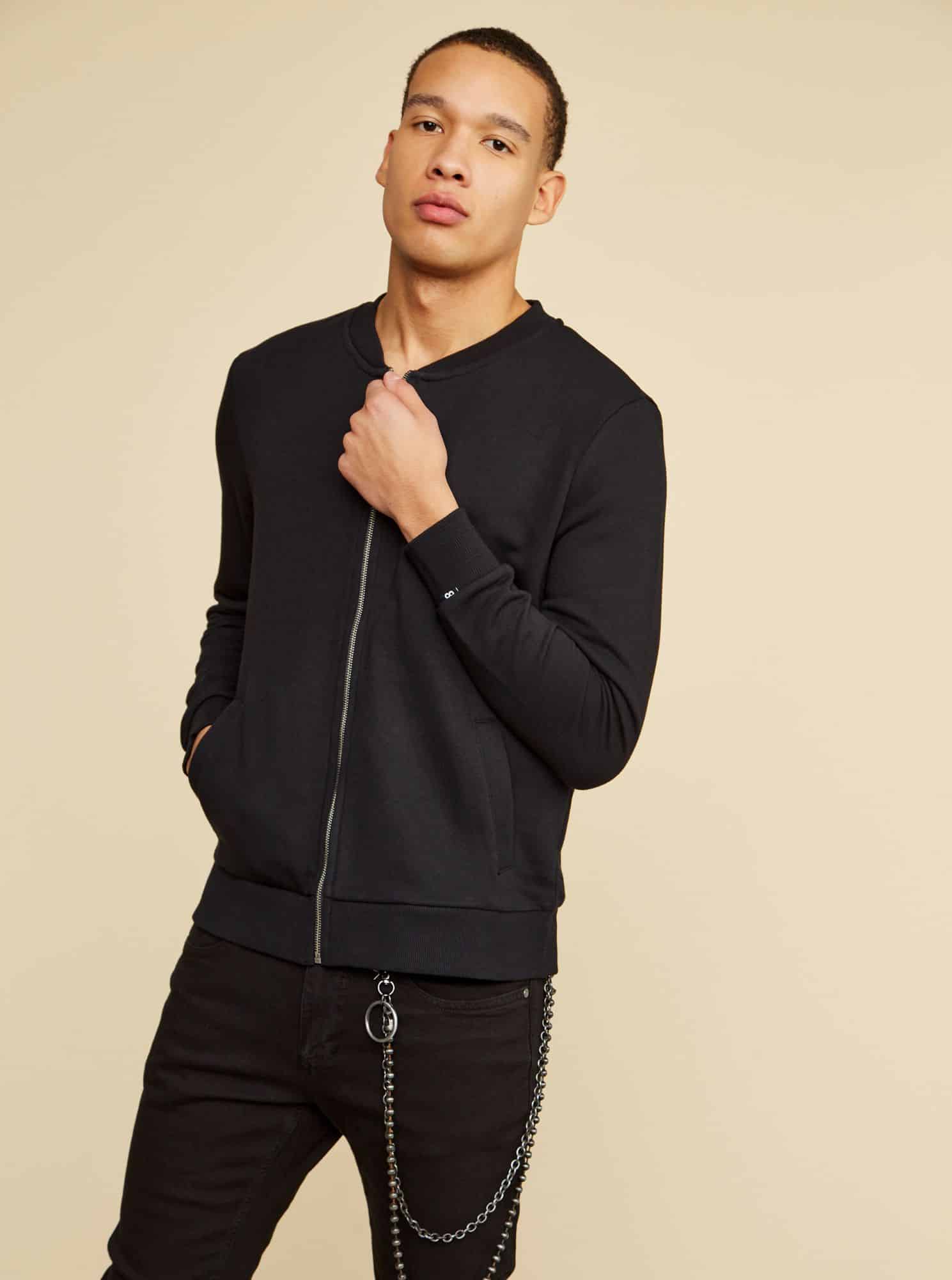 ZOOT černé pánská mikina Kaden