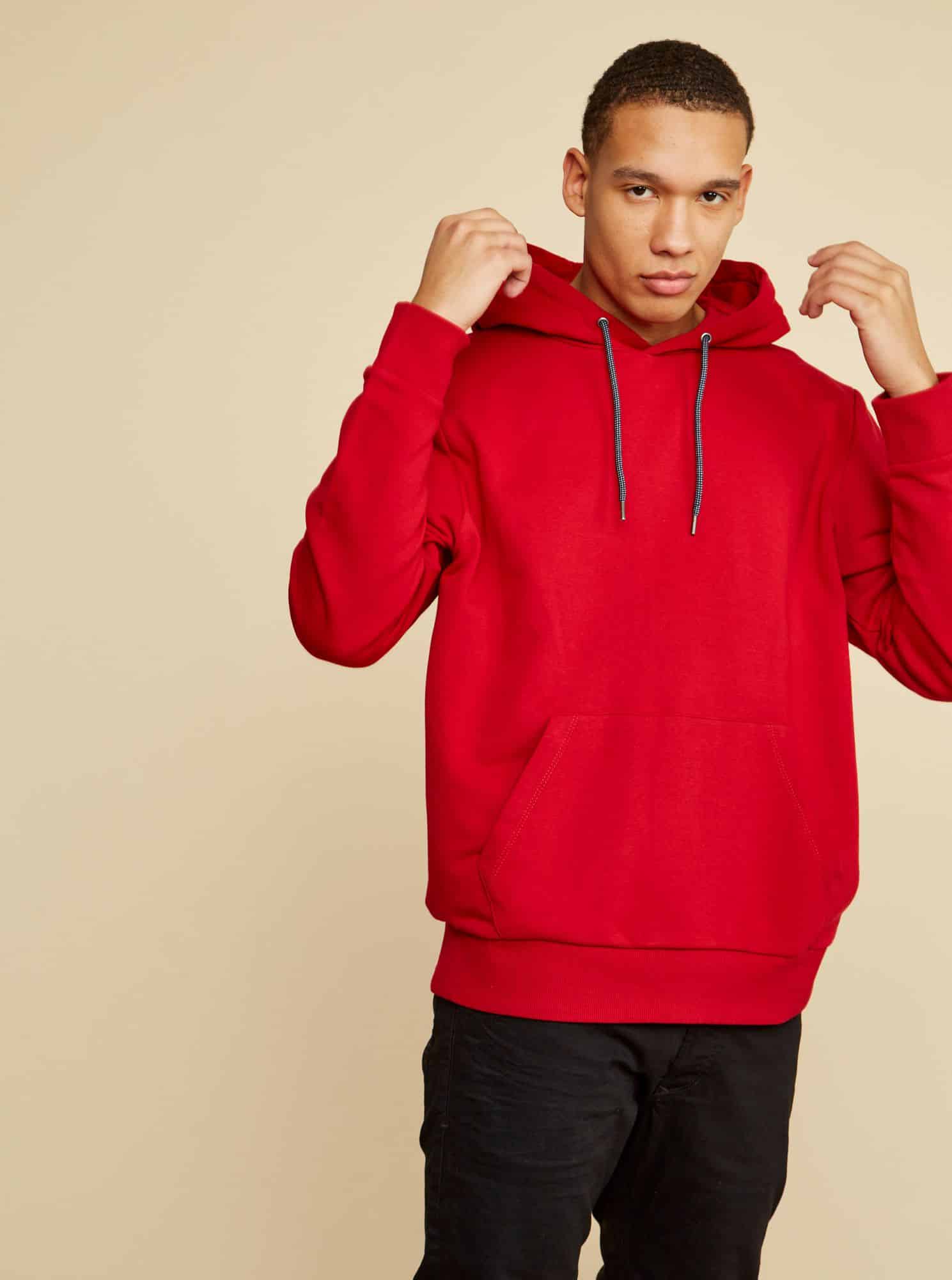 ZOOT červená pánská basic mikina Baron