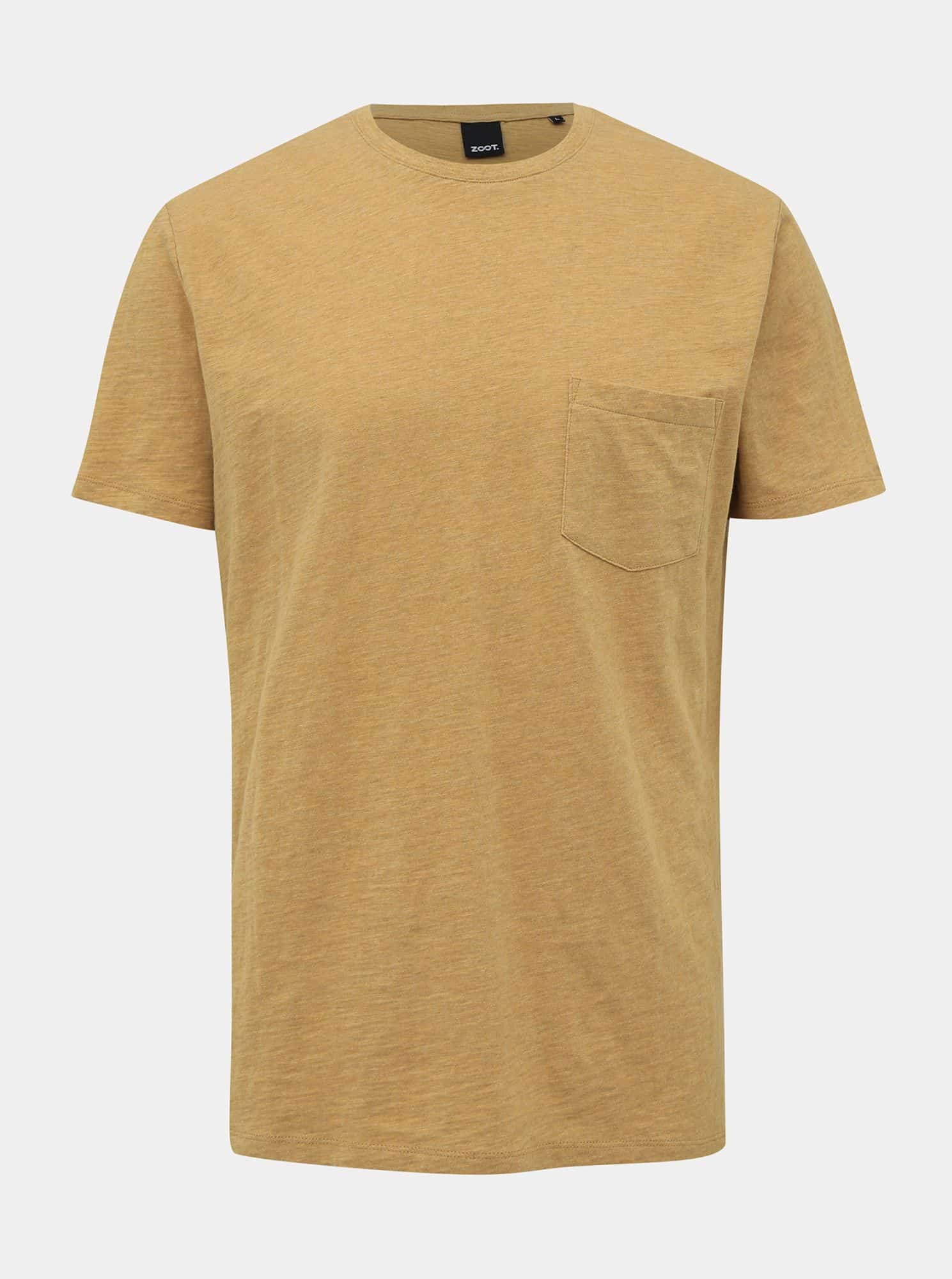 ZOOT žluté pánské basic tričko Brandon