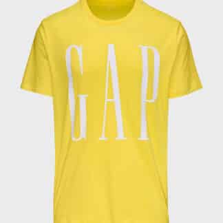 GAP žluté pánské tričko s logem