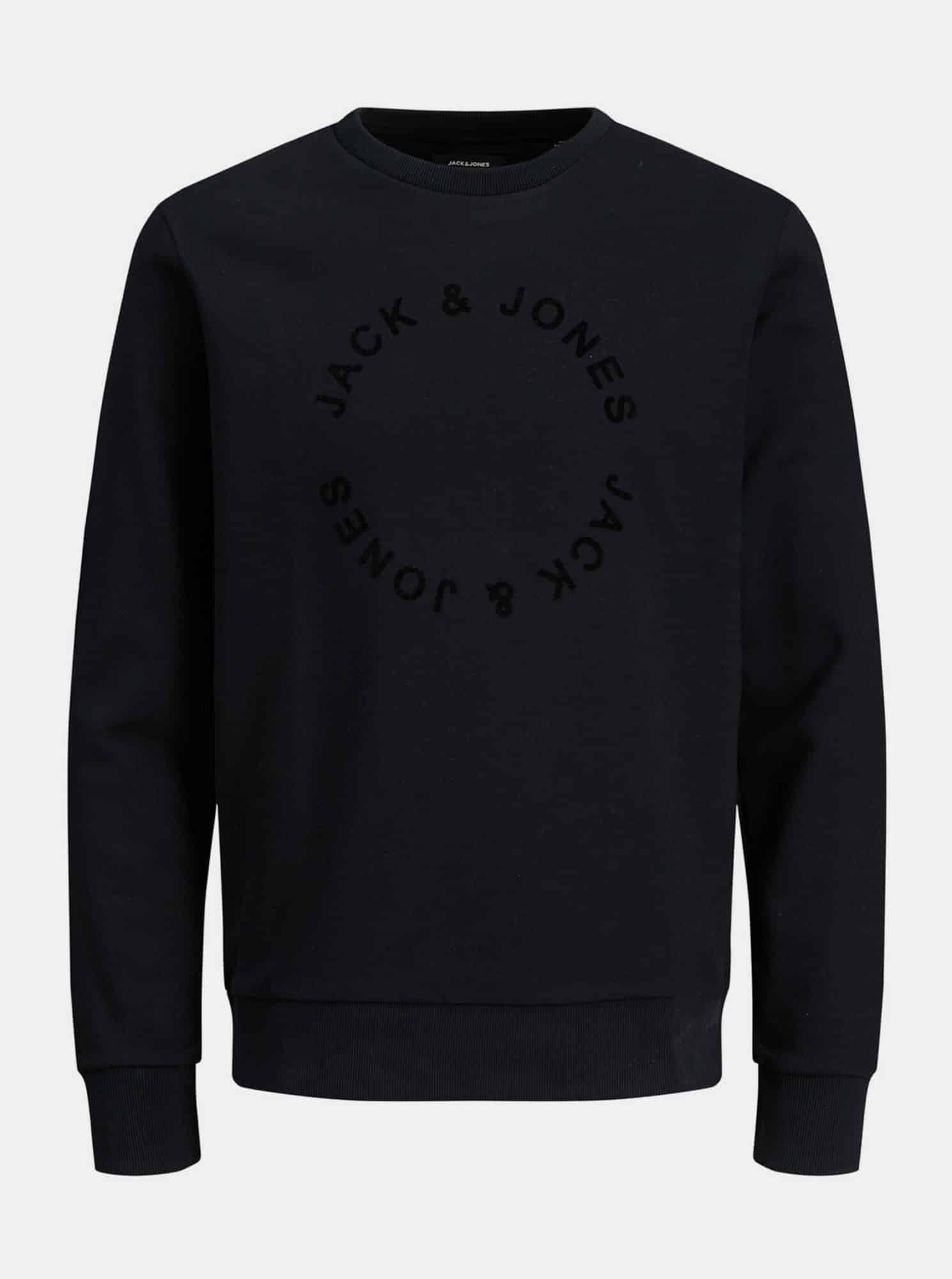 Jack & Jones černá pánská mikina