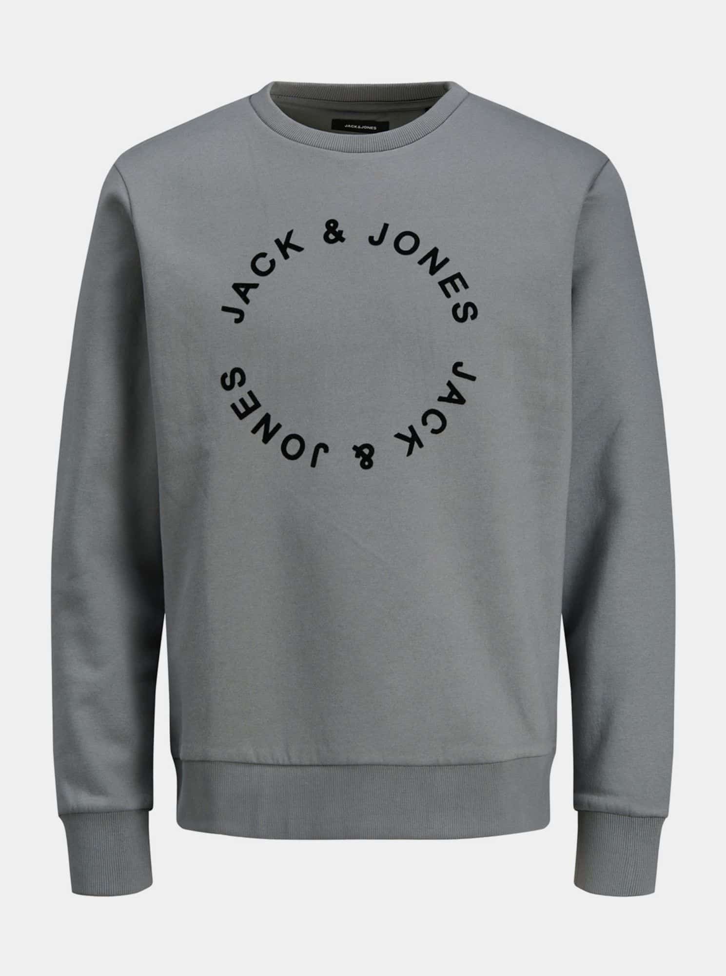 Jack & Jones šedá pánská mikina