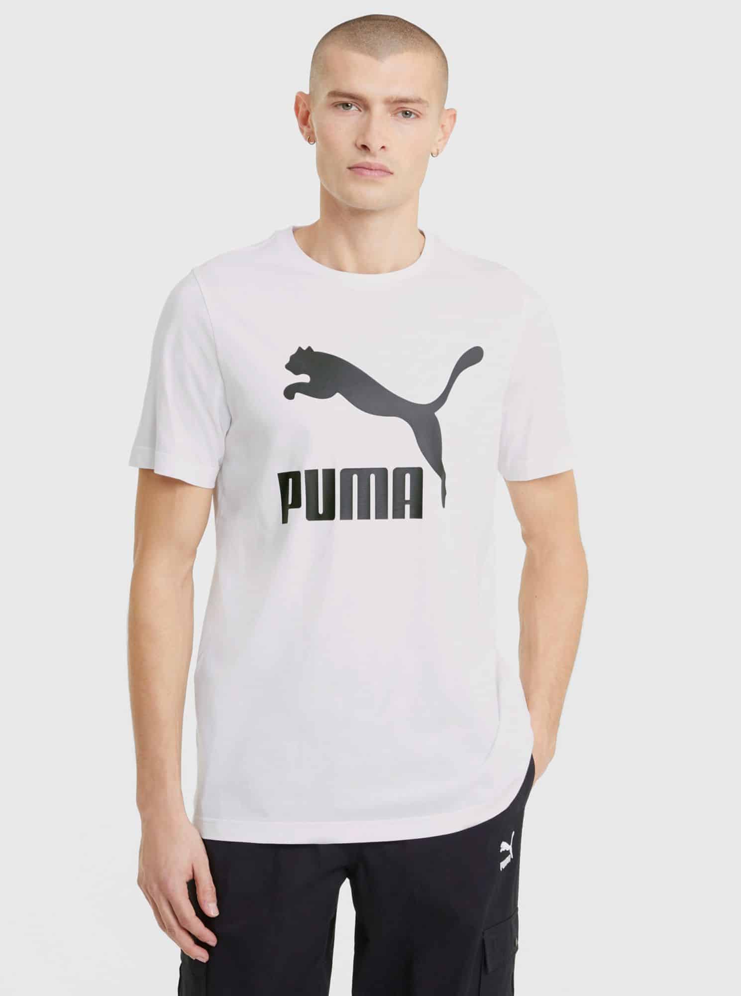 Bílé pánské tričko s krátkým rukávem Puma
