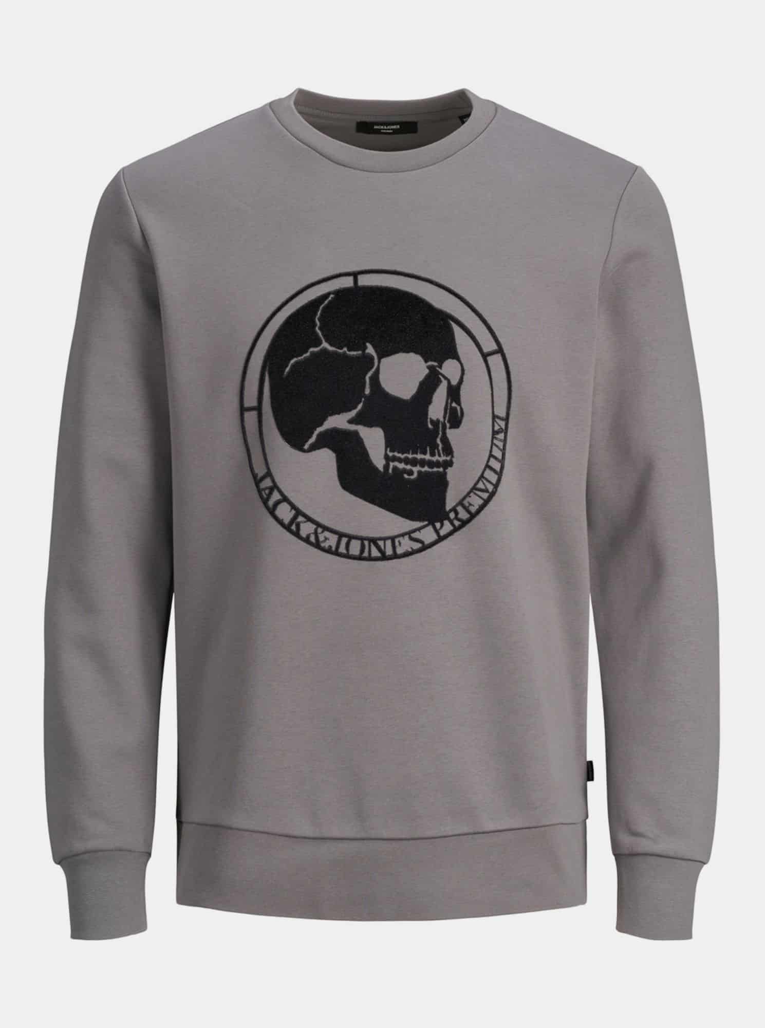 Jack & Jones šedá pánská mikina