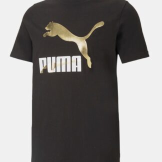 Puma černé pánské tričko s logem