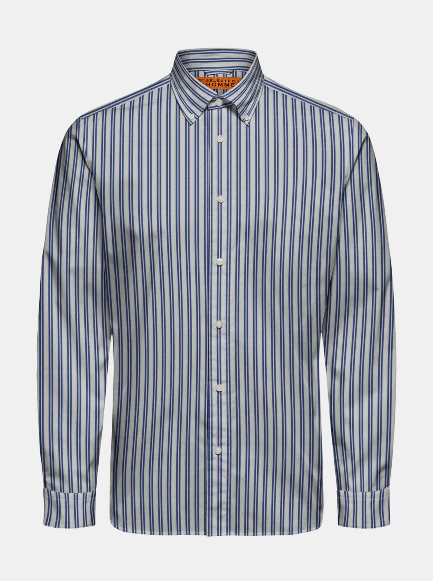 Selected Homme modro-bílá pruhovaná košile