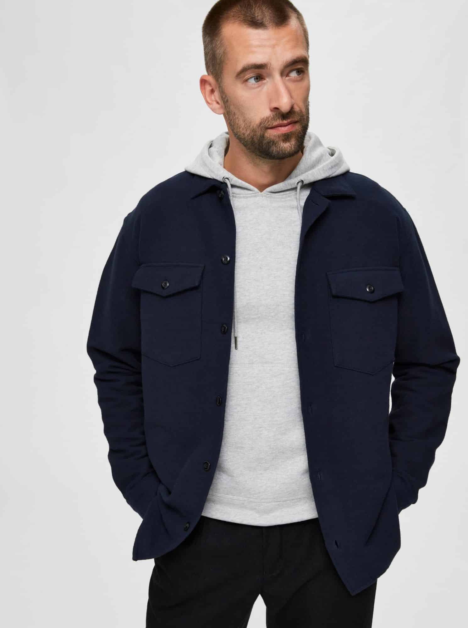 Selected Homme tmavě modrá pánská košile