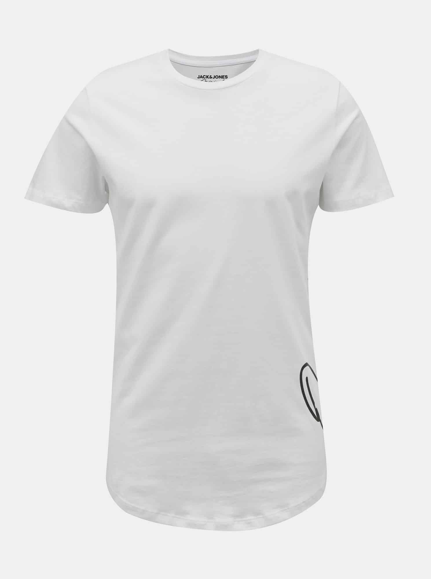 Jack & Jones bílé pánské tričko