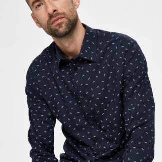 Selected Homme tmavě modrá pánská košile