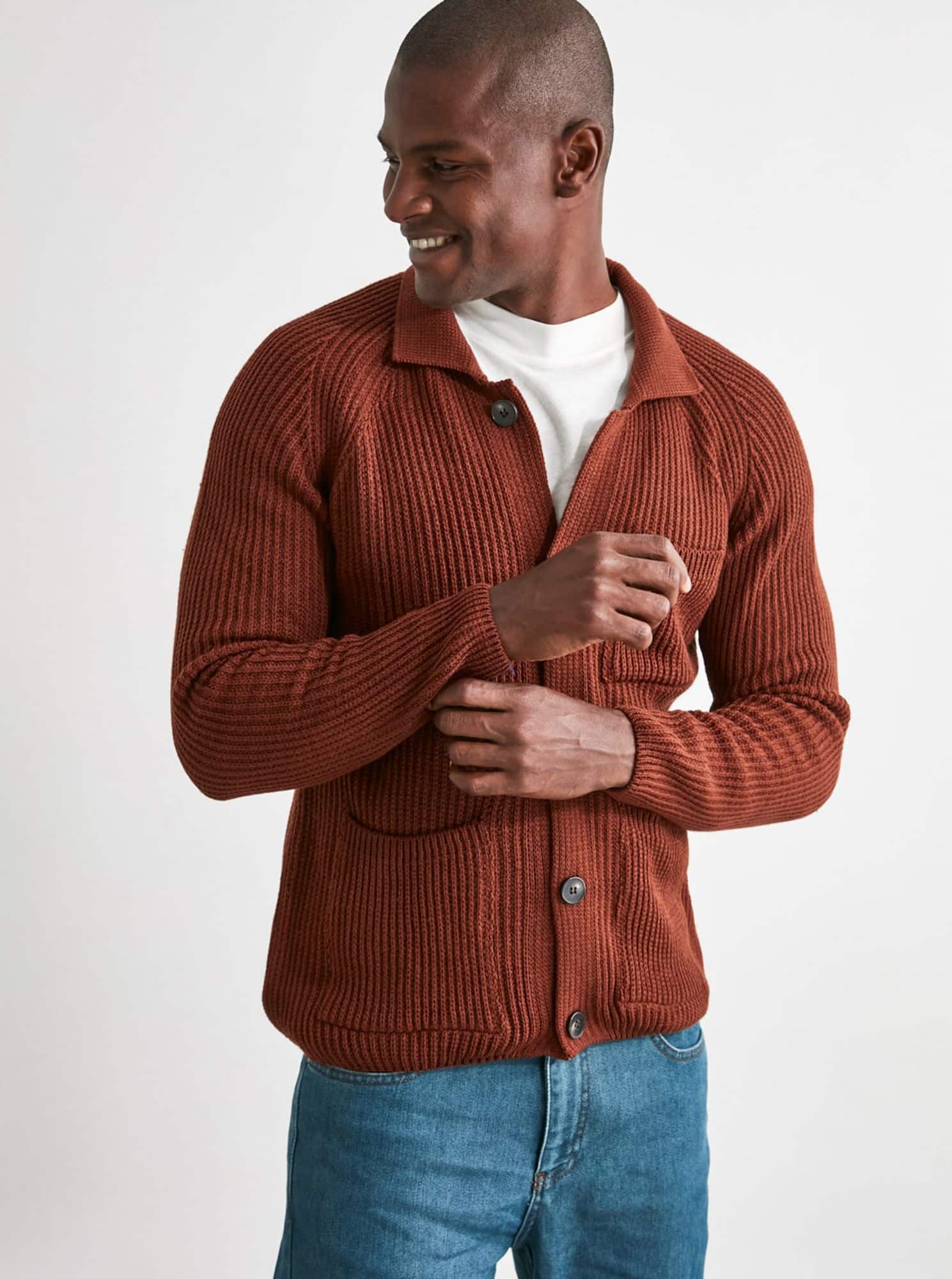 Trendyol hnědý pánský svetr