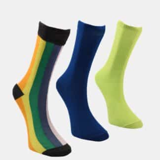 Trendyol 3 pack ponožek v modré a zelené barvě