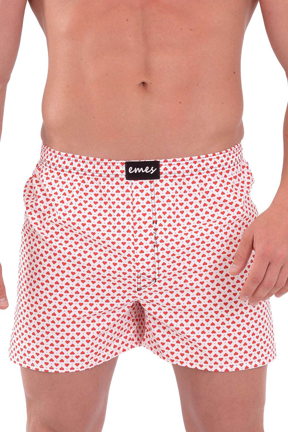 Emes bílé trenýrky se srdíčky