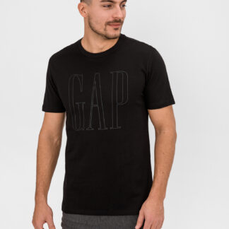 GAP černé pánské tričko s logem
