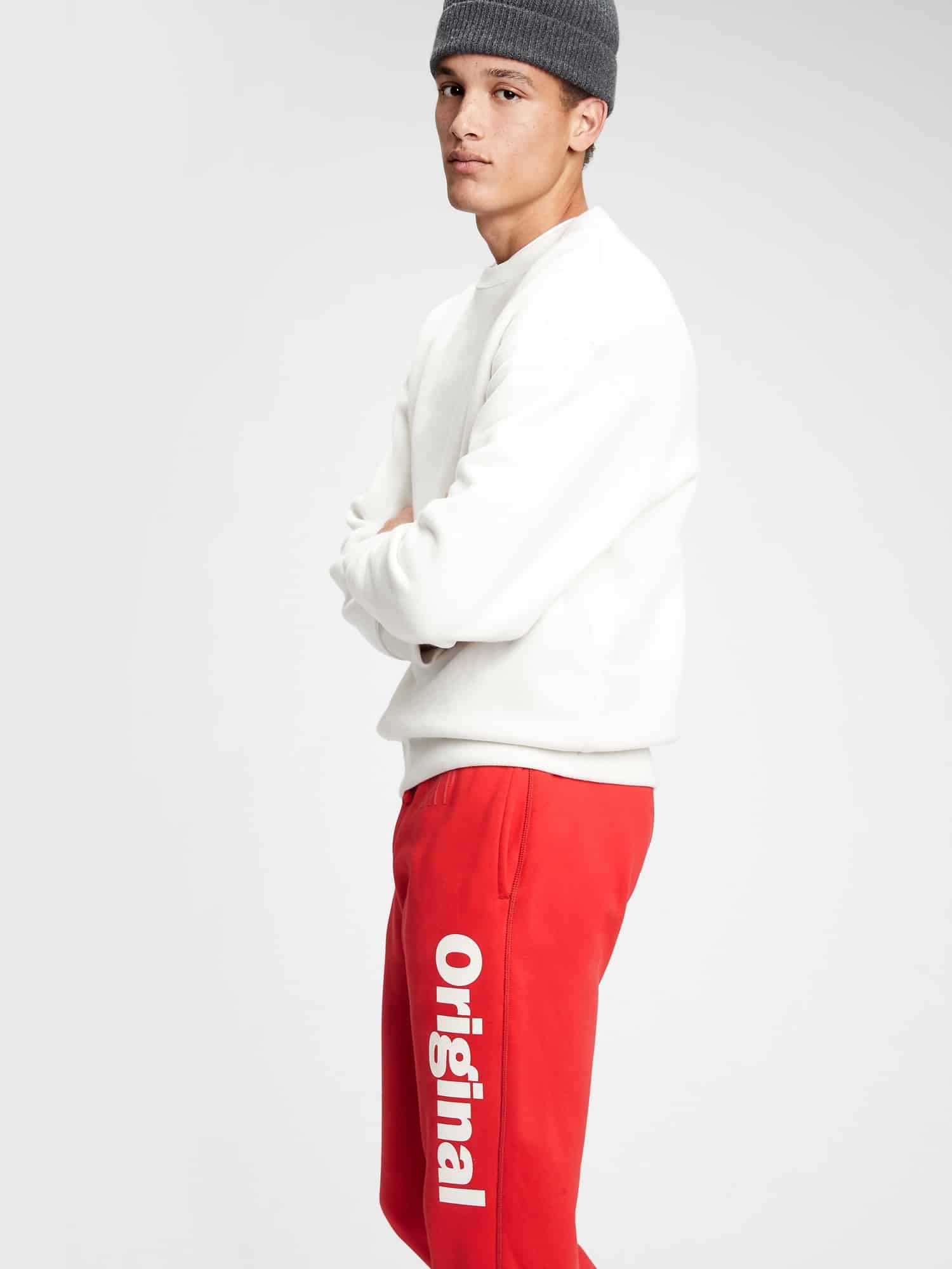 GAP červené pánské tepláky