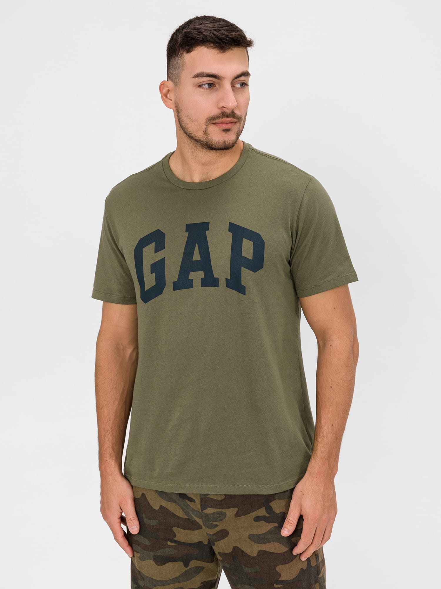 GAP zelené pánské tričko s logem