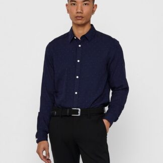 ONLY & SONS modrá pánská košile