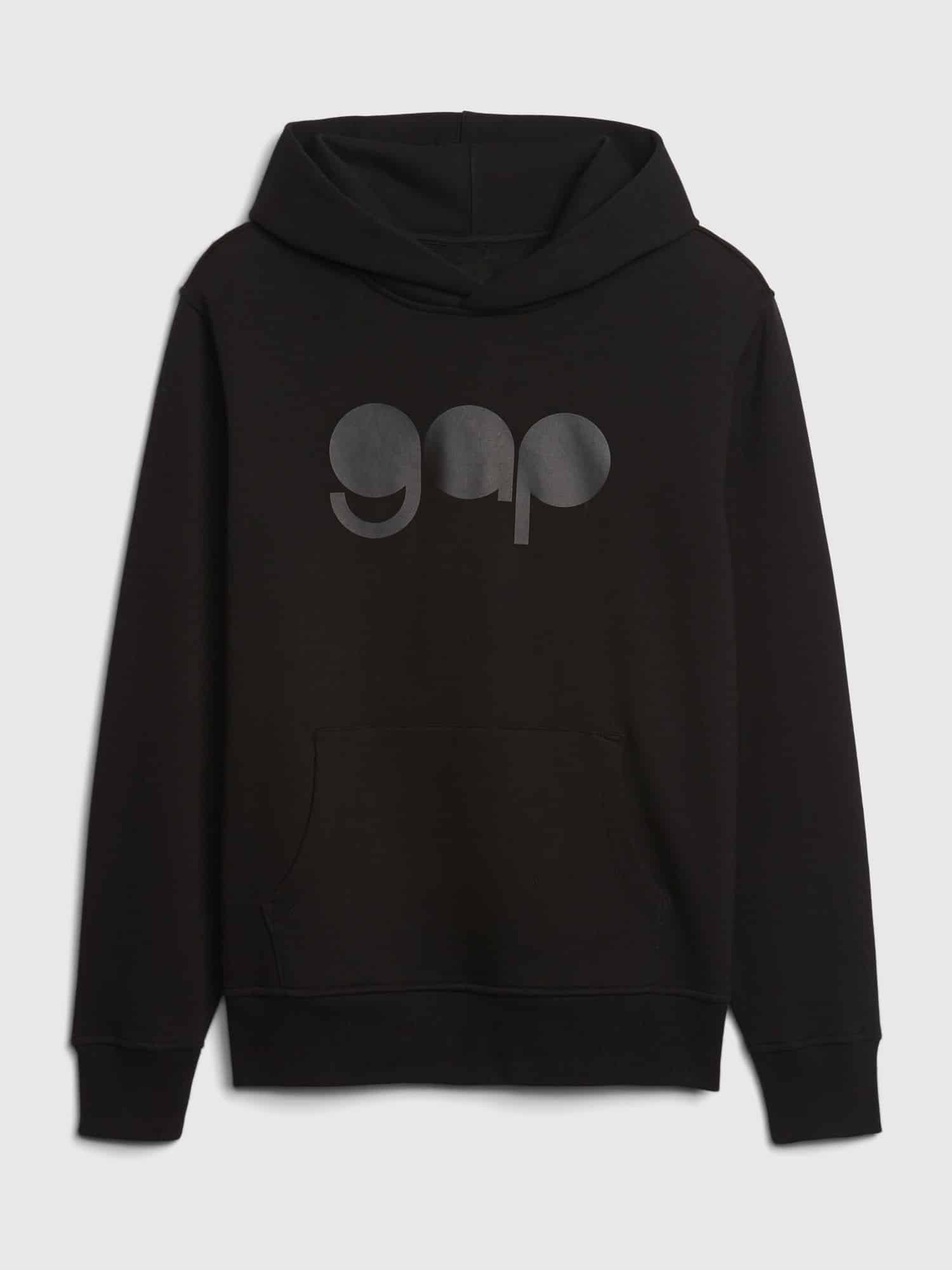 GAP černá pánská mikina s kapucí