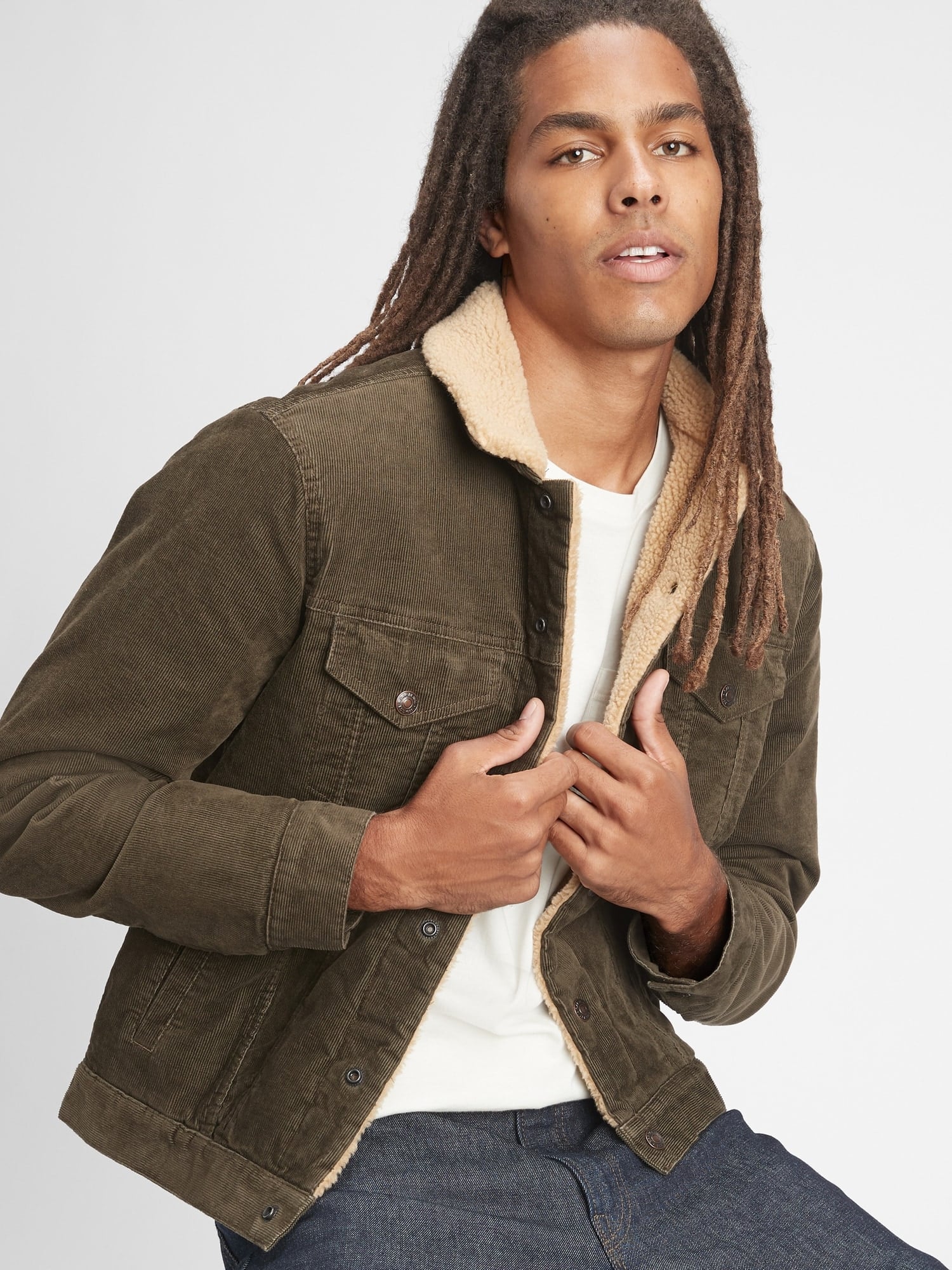 GAP hnědá pánská bunda