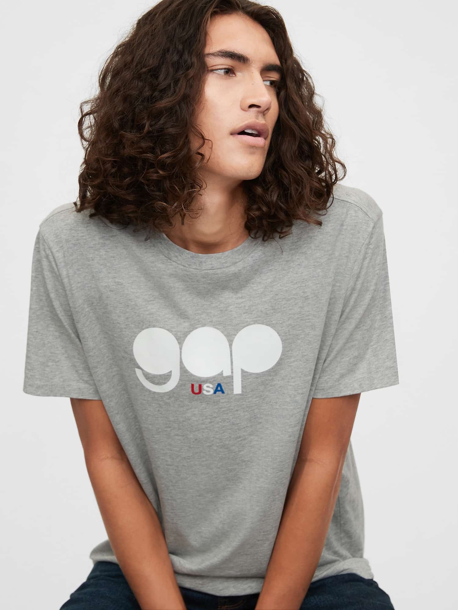 GAP šedé pánské tričko