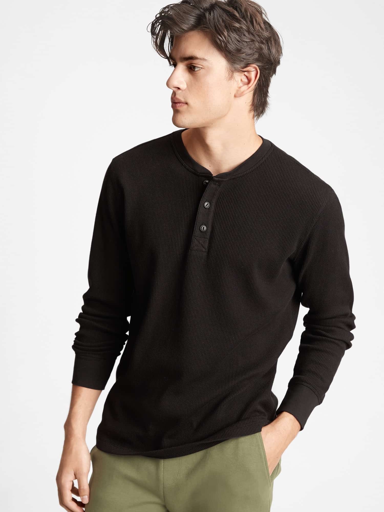 GAP černé pánské tričko