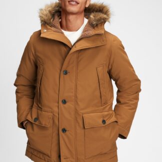 GAP hnědý pánský kabát