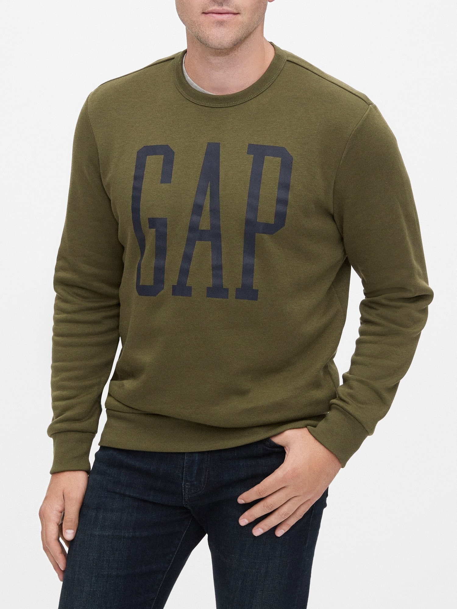 GAP zelená pánská mikina