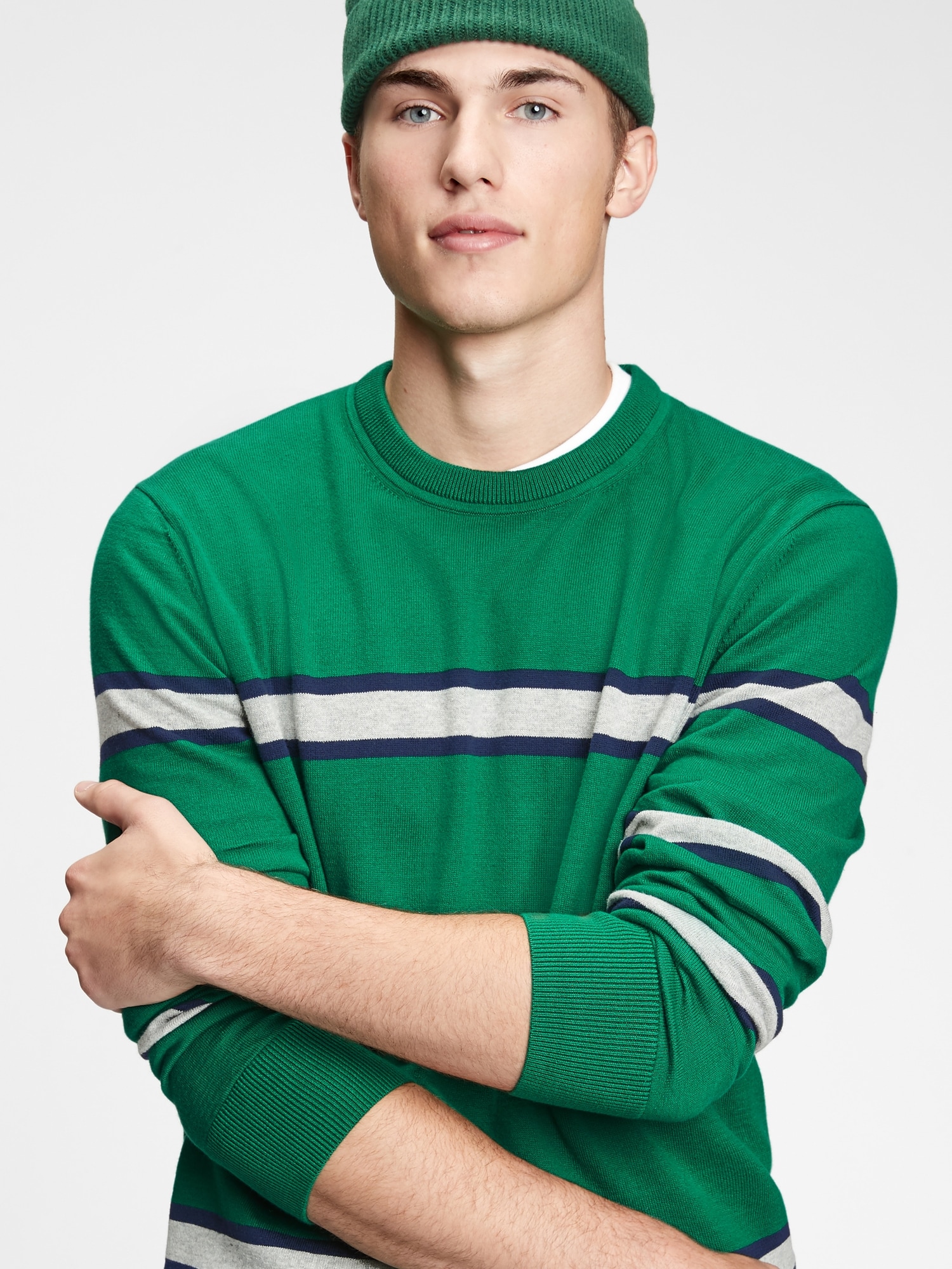 GAP zelený pánský svetr