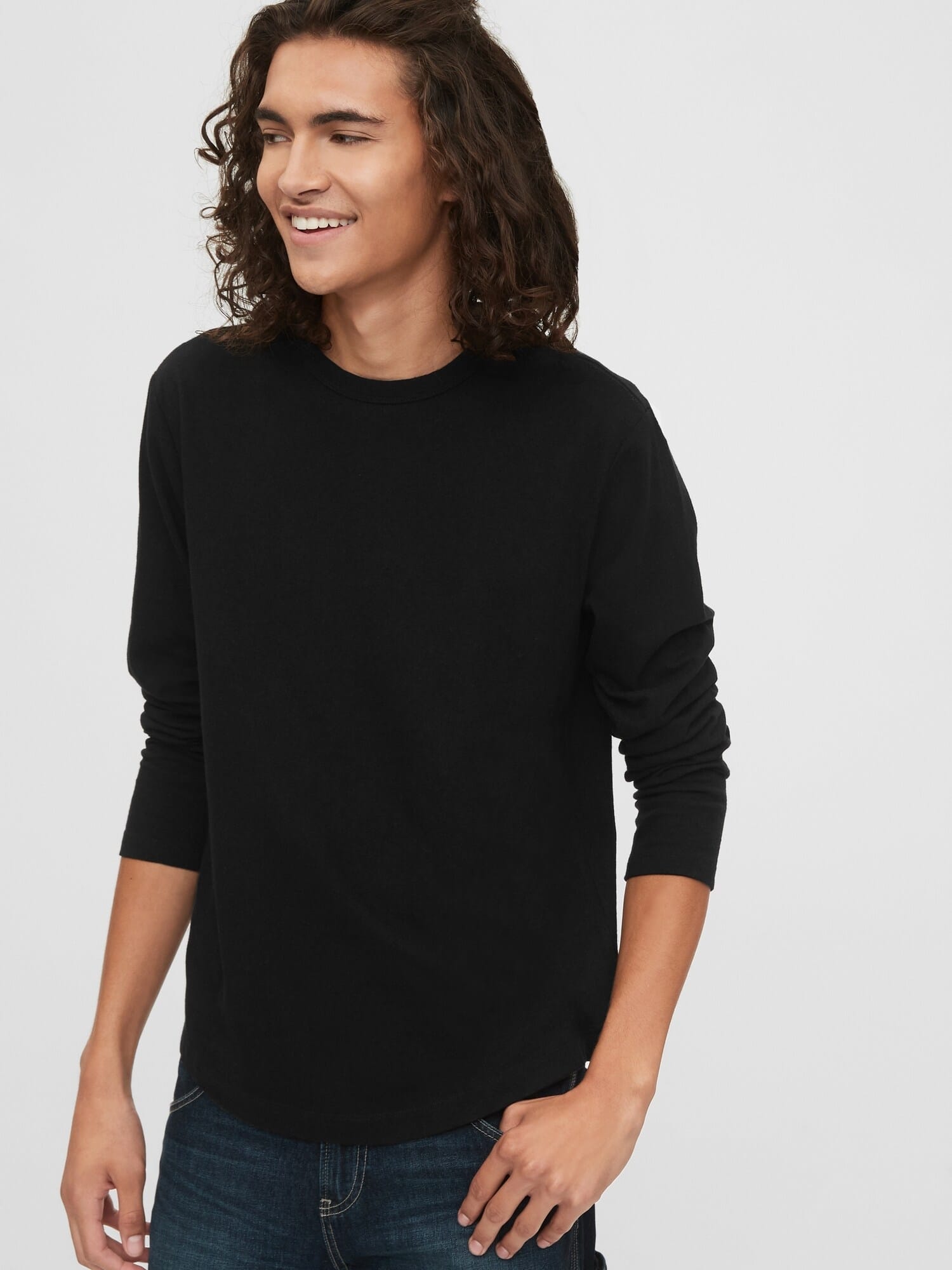 GAP černé pánské tričko