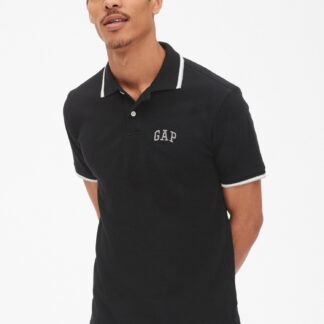 GAP černé pánské tričko s logem
