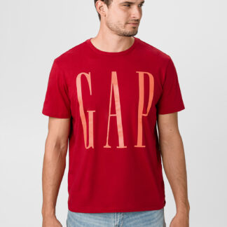 GAP červené pánské tričko s logem