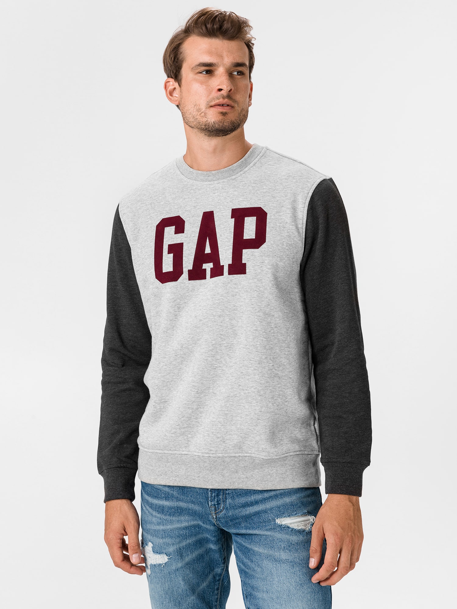 GAP šedá pánská mikina