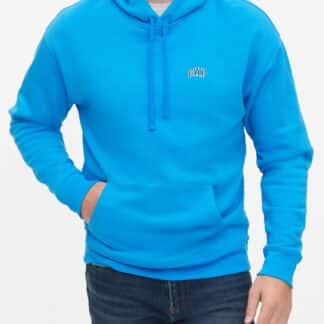 GAP modrá pánská mikina s kapucí