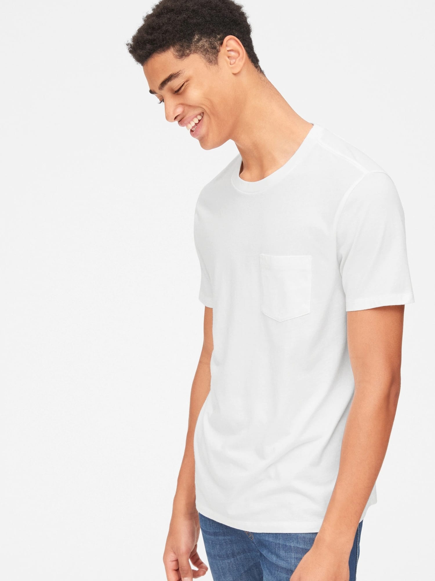 GAP bílé pánské tričko