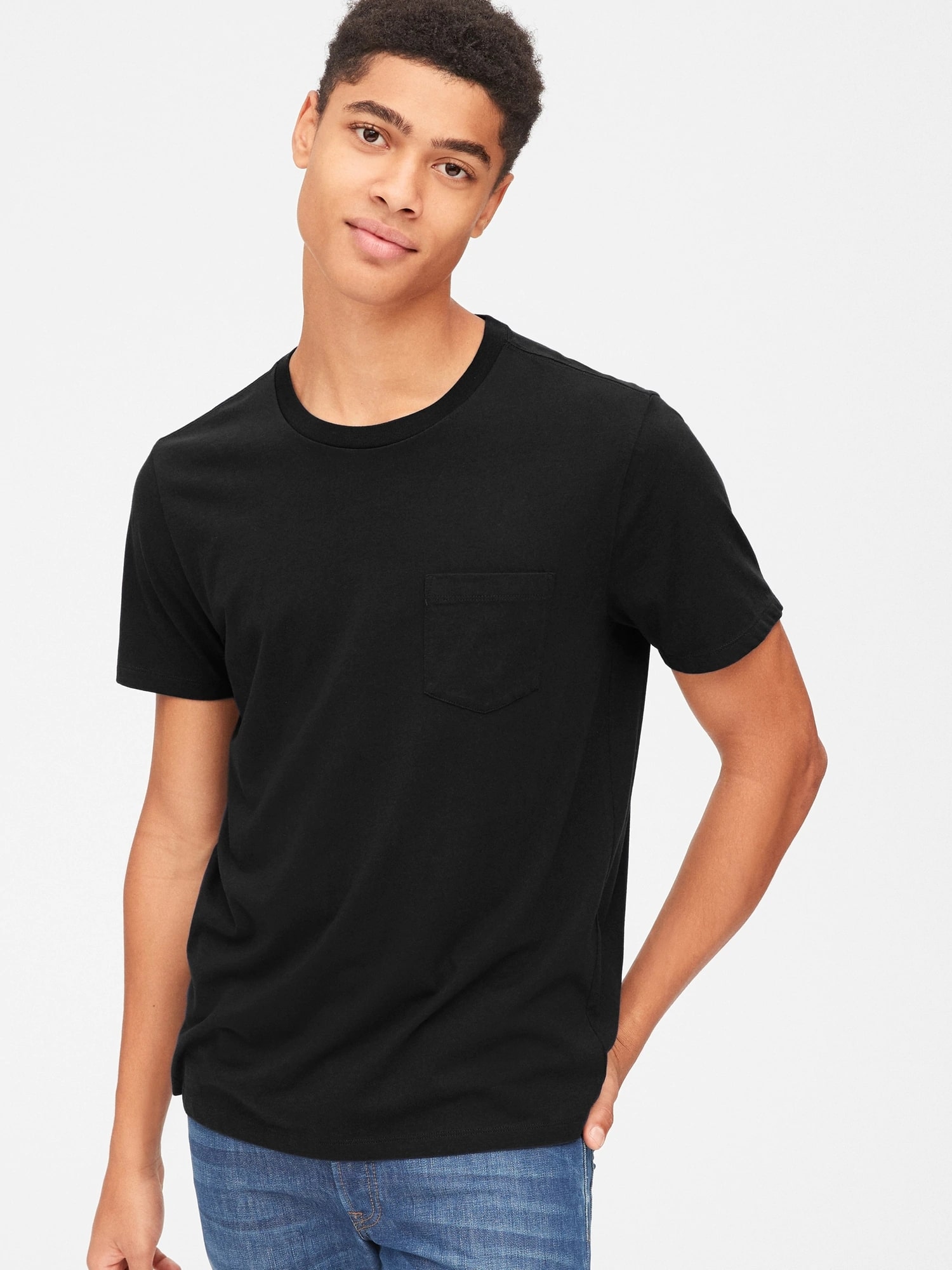 GAP černé pánské tričko