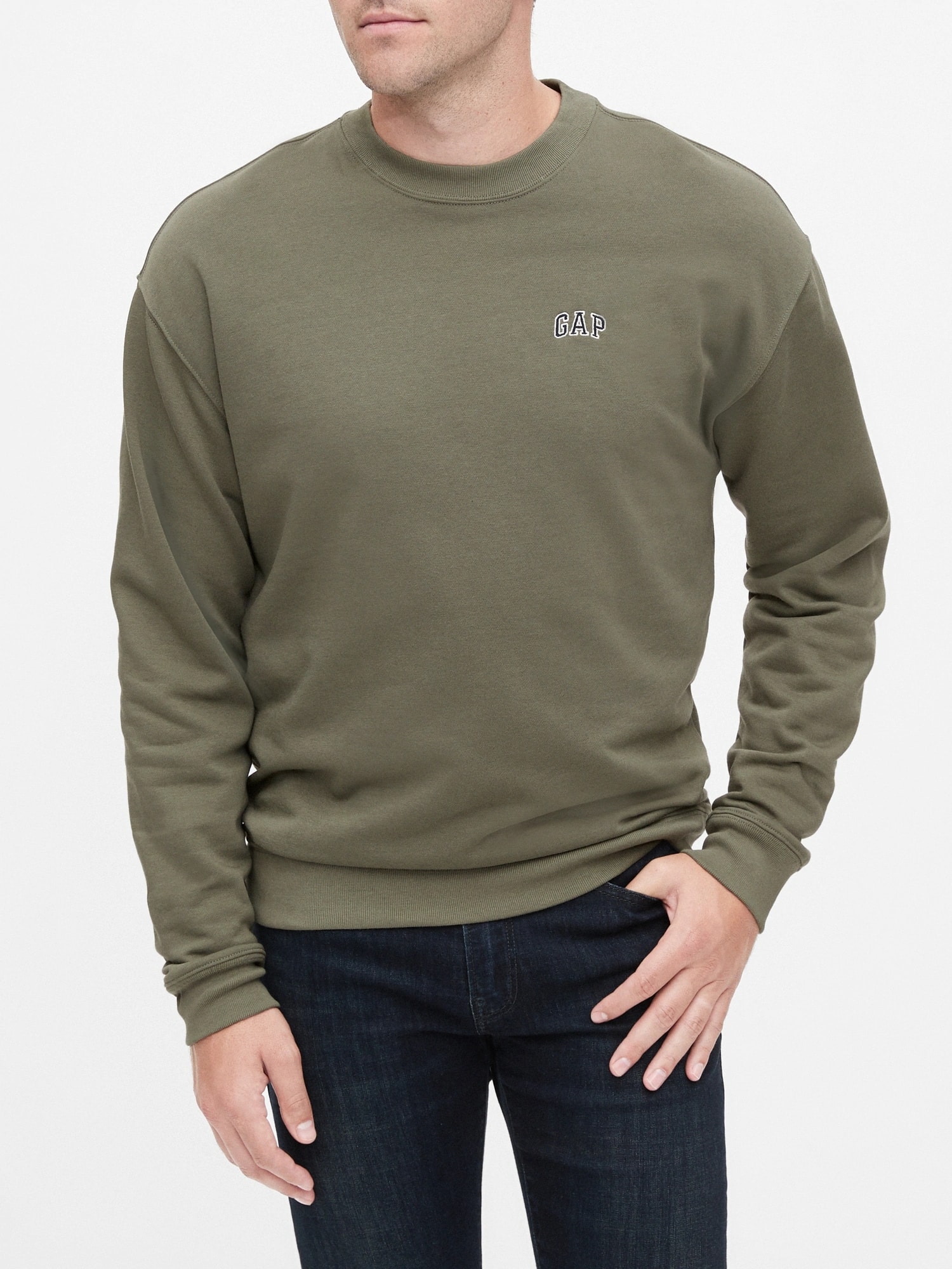 GAP zelená pánská mikina