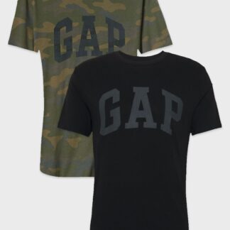 GAP černé pánské tričko s logem