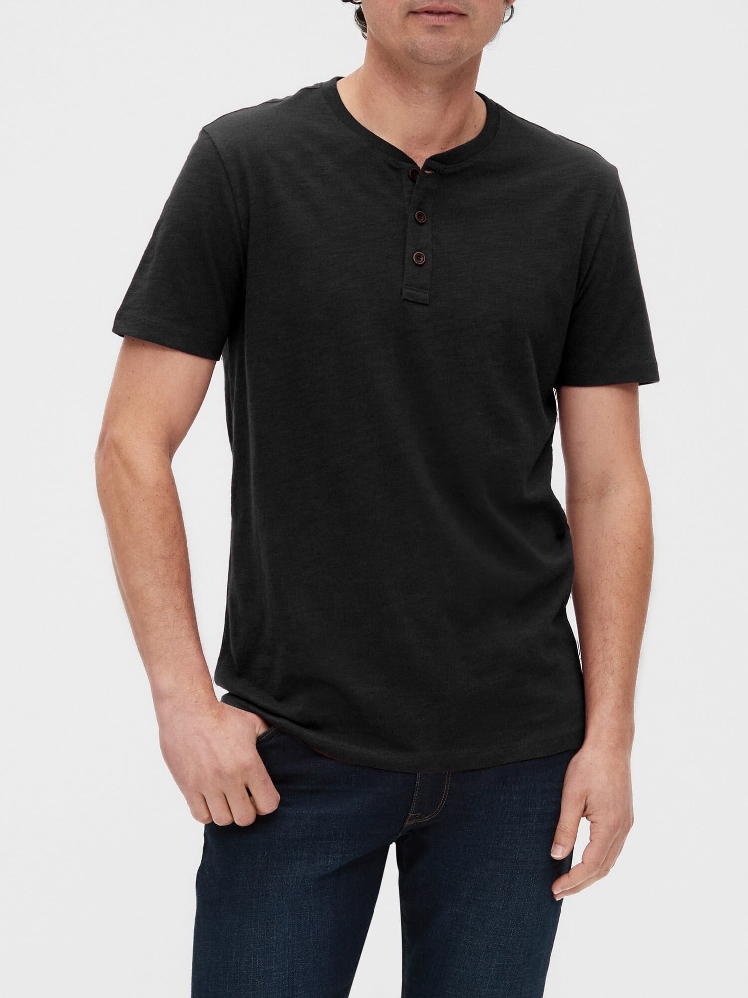 GAP černé pánské tričko