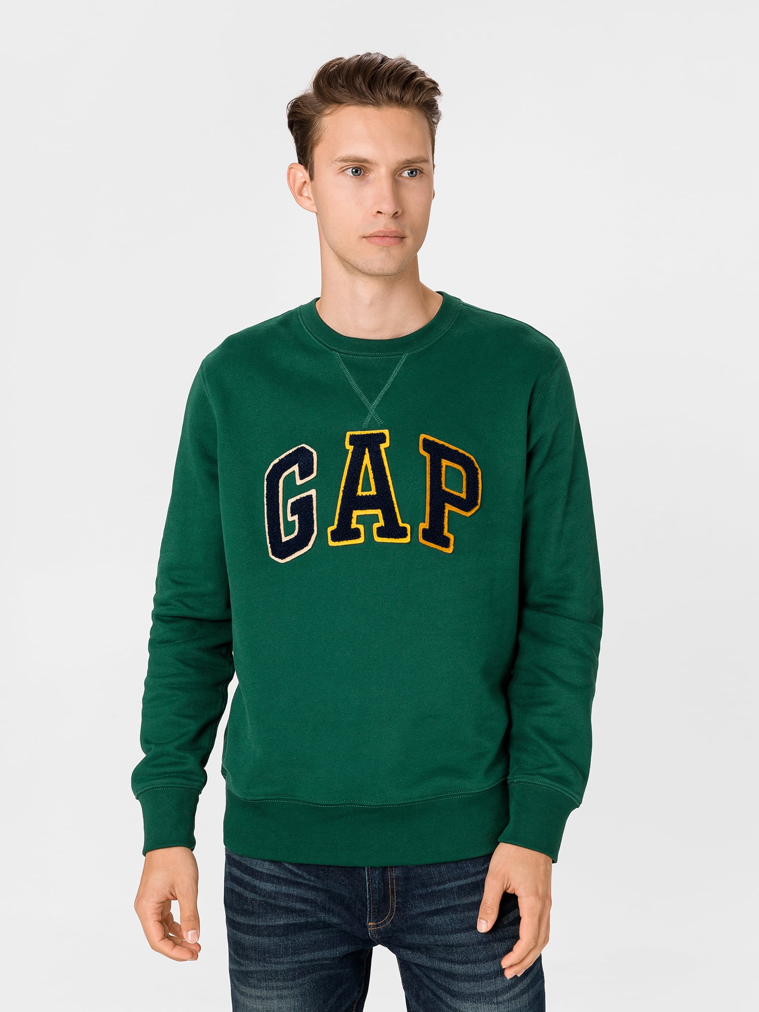 GAP zelená pánská mikina