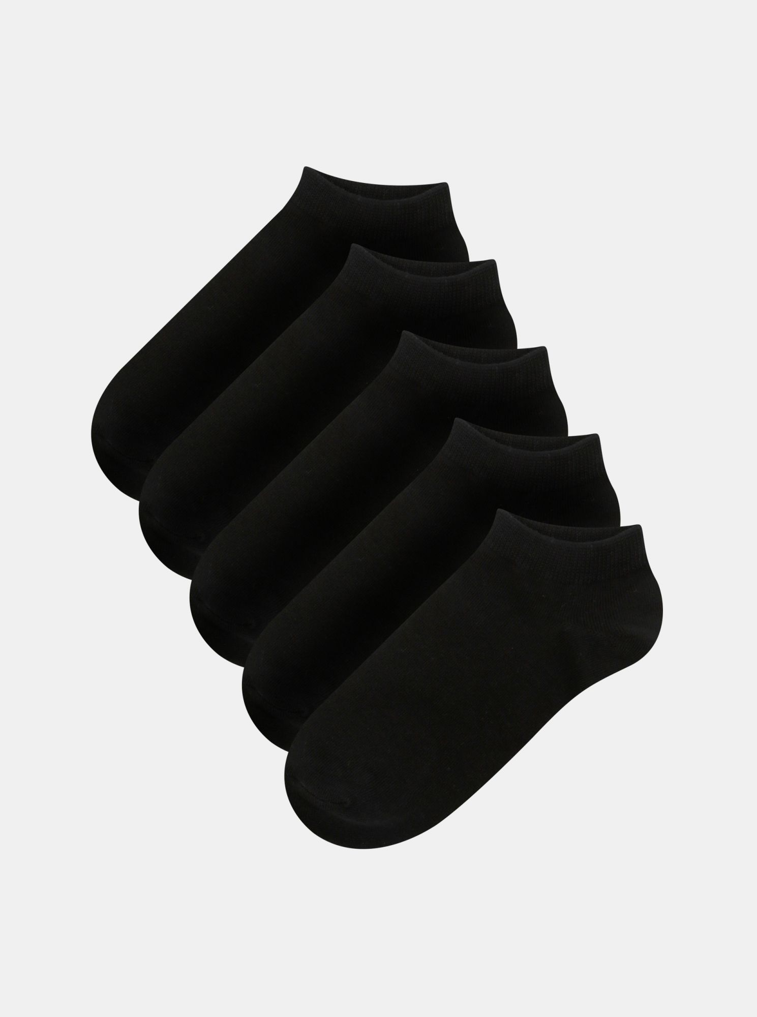 Jack & Jones černý 5 pack ponožek Dongo