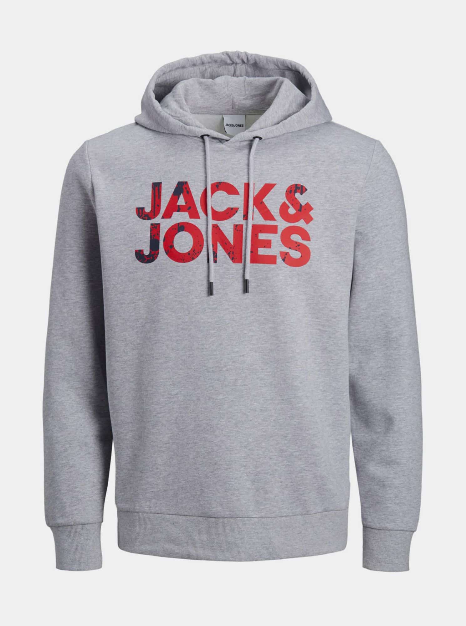 Jack & Jones šedá pánská mikina Splash