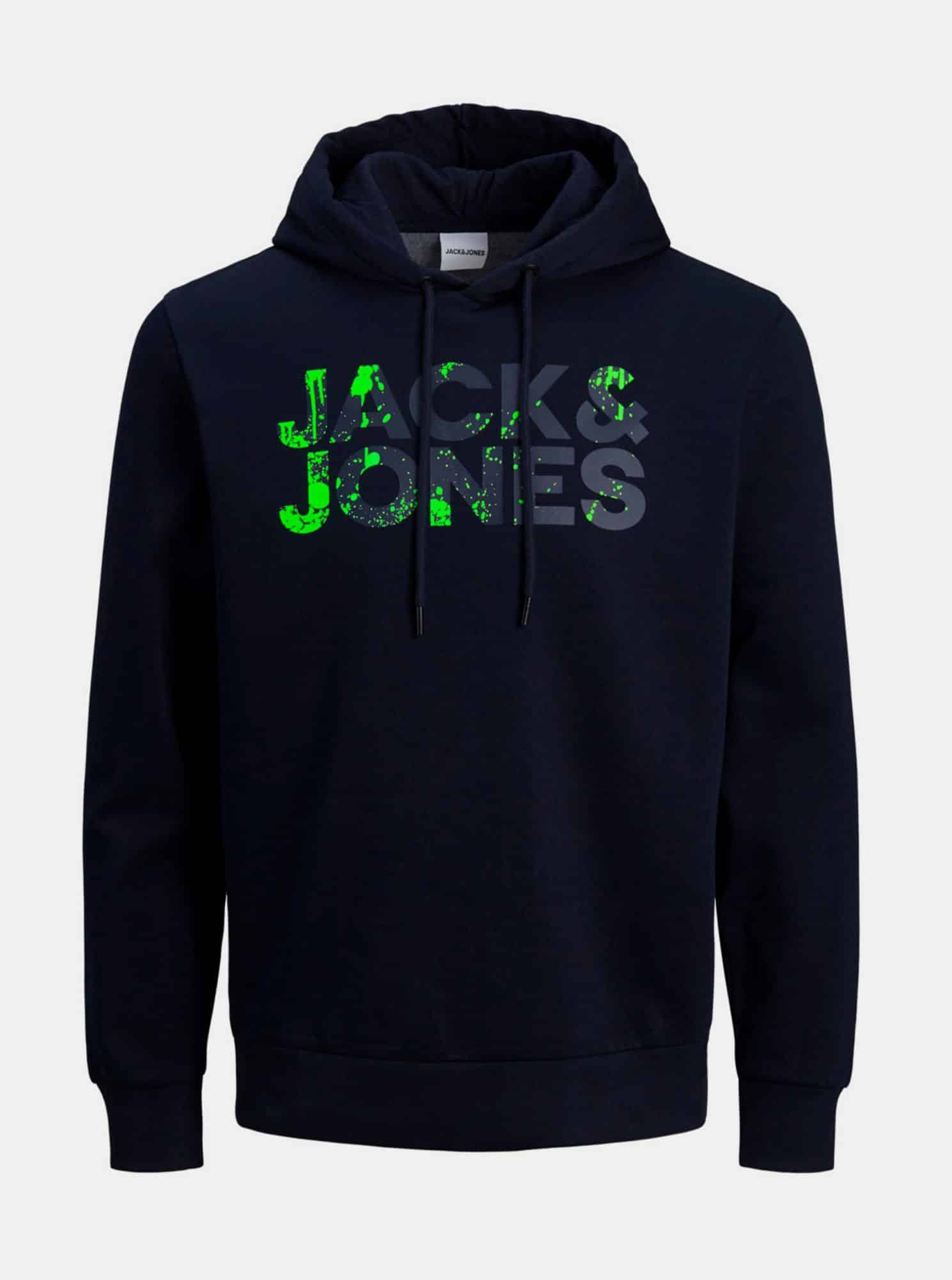 Jack & Jones tmavě modrá pánská mikina Splash