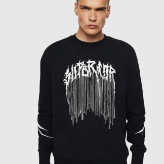 Černá pánská mikina Diesel